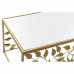 Stolić za dnevni boravak DKD Home Decor Metal Ogledalo 110 x 60 x 46 cm