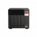 Δικτυακή συσκευή αποθήκευσης NAS Qnap TS-473A-8G Μαύρο AM4 Socket: AMD Ryzen™ AMD Ryzen V1500B