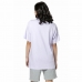 T-shirt med kortärm Unisex Converse Standard Fit Center Front Large Lavendel