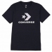 Kortærmet T-shirt til Kvinder Converse Seasonal Star Chevron Sort