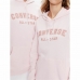 Unisex Hoodie Converse Classic Fit All Star Single Screen Light Pink