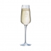 Koppesett Chef & Sommelier Symetrie Champagne 6 enheter Gjennomsiktig Glass 210 ml