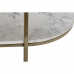 Masa de Cafea DKD Home Decor Glamour Auriu* Metal Marmură 116 x 50 x 43 cm