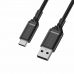 USB A - USB C kaapeli Otterbox 78-52537 Musta