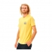 Koszulka z krótkim rękawem Męska Rip Curl Żółty Mężczyzna