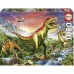 Puzle un domino komplekts Educa 1000 Daudzums Dinozauri