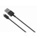USB-kabel til Micro USB Contact 1 m Sort
