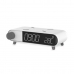 Ρολόι Ξυπνητήρι με Ασύρματο Φορτιστή KSIX Retro Λευκό 10 W