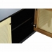 TV mēbeles DKD Home Decor Melns Egle Rotangpalma (160 x 65 x 38 cm)