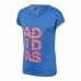 Koszulka z krótkim rękawem dla dzieci Adidas Young Ling Niebieski