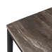 Postranní stolek 45 x 35 x 63,5 cm Kaštanová Krém Mramor Železo (2 kusů)