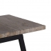 Stranska miza 45 x 35 x 63,5 cm Rjava Kremna Marmor Železo (2 kosov)