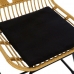 градински стол DKD Home Decor MB-178991 Fekete Többszínű Természetes Fém szintetikus rattan 58 x 65 x 89 cm