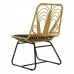 Kerti szék DKD Home Decor MB-178991 Svart Multicolour Naturell Metall syntetisk rattan 58 x 65 x 89 cm