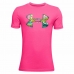 Kurzarm-T-Shirt für Kinder Under Armour UA Tech Rosa