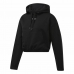 Női kapucnis pulóver Reebok Sportswear Cropped Fekete