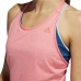 T-Shirt para Mulher sem Mangas Adidas 3 Stripes Tank Cor de Rosa