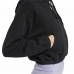 Γυναικείο Φούτερ με Κουκούλα Reebok Sportswear Cropped Μαύρο