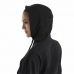 Γυναικείο Φούτερ με Κουκούλα Reebok Sportswear Cropped Μαύρο