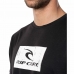 Pánske tričko s krátkym rukávom Rip Curl Hallmark Čierna