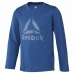 Jungen Langarm-T-Shirt Reebok Boys Training Essentials Blau