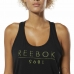 Women's Sleeveless T-shirt Reebok 1895 Race Black