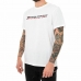 Men’s Short Sleeve T-Shirt Tommy Hilfiger Logo Chest White
