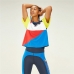 Ženska Majica s Kratkimi Rokavi Tommy Hilfiger Colour-Blocked Modra