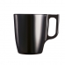 Кружка Mug Luminarc Flashy Чёрный 250 ml Cтекло (6 штук)
