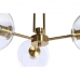 Stropna svjetiljka DKD Home Decor zlatan Metal Kristal 50 W 56 x 56 x 36 cm