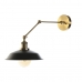 Lampa ścienna DKD Home Decor Czarny Złoty Metal 50 W Vintage 220 V 26 x 53 x 23 cm