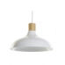 Loftslampe DKD Home Decor Hvid Brun Metal Fyrretræ 50 W 35,5 x 35,5 x 21 cm