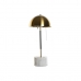 Bureaulamp DKD Home Decor Zwart Gouden Metaal Marmer 50 W 220 V 25 x 25 x 58 cm