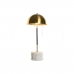 Bureaulamp DKD Home Decor Zwart Gouden Metaal Marmer 50 W 220 V 25 x 25 x 58 cm