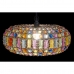 Lámpara de Techo DKD Home Decor 44 x 44 x 23,5 cm Metal Cobre Multicolor 40 W 50 W