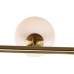 Stropna svjetiljka DKD Home Decor 83 x 36 x 36 cm Kristal zlatan Metal Bijela
