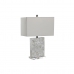Lampada da tavolo DKD Home Decor 40 x 23 x 62 cm Grigio Bianco 220 V Acrilico 60 W