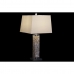 Bureaulamp DKD Home Decor Kristal Grijs Wit 220 V 36 x 36 x 70 cm 60 W