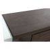 Sideboard DKD Home Decor Crystal Brown Transparent Walnut 160 x 45 x 80 cm MDF Wood