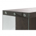 Sideboard DKD Home Decor Crystal Brown Transparent Walnut 160 x 45 x 80 cm MDF Wood