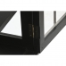 Sidebord DKD Home Decor 142,5 x 40,5 x 101,5 cm Gran Krystall Svart