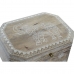 Ékszeres doboz DKD Home Decor 25,5 x 20 x 10,5 cm Természetes Mangófa (2 egység)