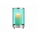 Žvakidė Sidabras Mėlyna Cilindras Metalinis stiklas (9,7 x 16,5 x 9,7 cm)