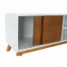 TV mēbeles DKD Home Decor Balts 100 x 40 x 50 cm Brūns Koks MDF