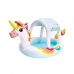 Inflatable Paddling Pool for Children Intex Unicorn 254 x 132 x 109 cm (254 x 132 x 109  cm)