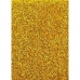Paper Fama Glitter Eva Rubber Golden 50 x 70 cm (10 Units)