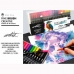 Set of Felt Tip Pens Alex Bog Fine Brush Creative 48 Pieces Multicolour