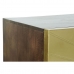 Príborník DKD Home Decor Zlatá Tmavo hnedá Drevo Kov 120 x 45 x 75 cm