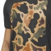 Kortærmet T-shirt til Mænd Reebok Sportswear Training Camouflage Sort