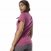 Moteriški marškinėliai su trumpomis rankovėmis Reebok Linear Ryški rausva spalva